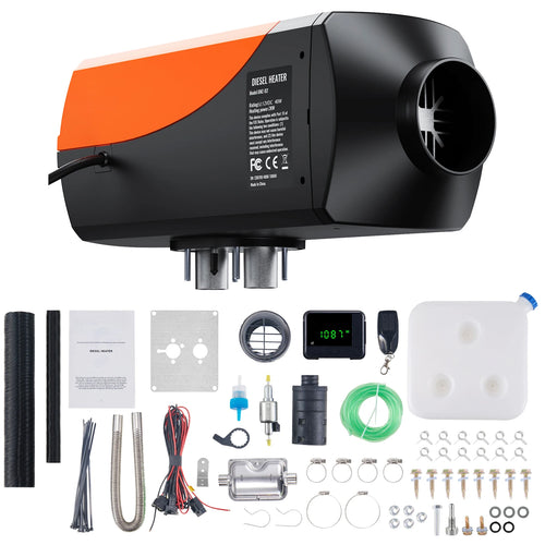 Amocart 2KW Diesel Air Heater 12V Diesel Heater with LCD Display Diesel Parking Heater Rapid Heating for RV Trailer Camper Boat
