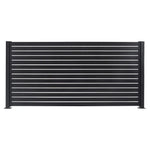Premium High Quality Durable Black Aluminum Slat Fence Panels Customizable Length And Height Outdoor Privacy Fence