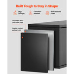 Amocart Metal Wall Cabinet 30x12x14in Floating Garage Tool Cabinet with Up-Flip Door 120 lbs per Shelf Fit for Garage Basement