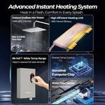 Electric Tankless Water Heater 18KW 240V Whole House On-Demand Instant Hot Water