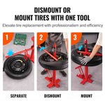 Amocart Portable Manual Tire Changer Bead Breaker Tool Portable Hand Bead Breaker Mounting Tool for Car Truck Motorcycle Garage