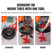 Bild in Galerie-Viewer laden, SucceBuy Portable Manual Tire Changer Bead Breaker Tool Portable Hand Bead Breaker Mounting Tool for Car Truck Motorcycle Garage
