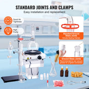 Bild in Galerie-Viewer laden, Amocart Essential Oil Distillation Kit 500ml 2L Distillation Apparatus 3.3 Boro Lab Glassware Distillation Kit w/ Heat Plate
