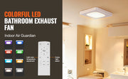 Charger l'image dans la visionneuse de galerie, Amocart Bathroom Exhaust Fan 80/110CFM High-Efficiency Ventilation 1.5sones Low Noise Operation Energy-Saving Bathroom Ceiling
