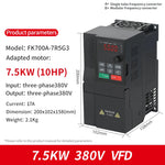 FK700 VFD 2.2KW-22KW Three phase 380V input  three phase 380V output Variable Frequency Drive for Motor Speed Control