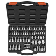 Charger l'image dans la visionneuse de galerie, Amocart Torx Bit Socket and External Torx Socket Set 60-Piece T6-T70 TT6-TT70 TP8-TP60 E4-E24 S2 Alloy Steel and Cr-V Steel
