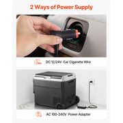 Charger l'image dans la visionneuse de galerie, Amocart 12 Volt Car Refrigerator 60L/78L Car Fridge Portable Electric Cooler with Wheels and Handle for Outdoor Camping Travel
