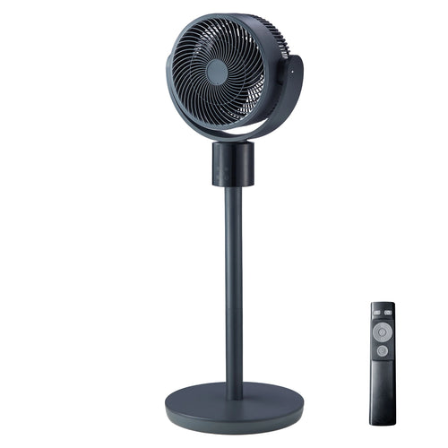 Amocart 7in/9in/18in Pedestal Fan with DC Motor Remote Control 9/12 Speeds & 3/4 Modes Adjustable Height for Home Living Room