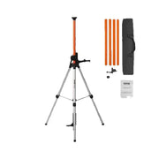 Bild in Galerie-Viewer laden, SucceBuy Laser Level Tripod 1/4"-20 &amp; 5/8"-11 Thread Mount 40.94-133.85in Height Adjustment with Level Bubble &amp; Heavy-duty Stand
