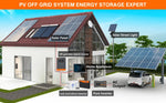 US Stock 4KW 120V Off Grid Solar Inversor DC 24V 140A MPPT Solar Charger Pure Sine Wave Home Inverters 6.25 Inch LCD Display