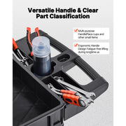 Charger l'image dans la visionneuse de galerie, Amocart 2/3 Shelf Utility Service Cart Dolly with 360° Swivel Wheels Ergonomic Storage Handle for Warehouse/Garage/Cleaning

