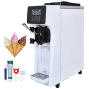 Bild in Galerie-Viewer laden, Amocart 4L Commercial Ice Cream MachineSingle Flavor Countertop Soft Serve Ice Cream Maker Touch Screen Auto Clean Pre-cooling
