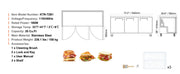 Charger l'image dans la visionneuse de galerie, Amocart 72" Commercial Refrigerator Sandwich &amp; Salad Prep Table 20Cu.Ft Food Prep Frost Free Refrigerator for Restaurant Bar
