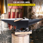 Amocart 10-60Kg Steel Single Round Horn Anvil Steel Block Blacksmith Bench Tool Jewelry Making Manual Equipment for Metalsmiths