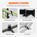 SucceBuy Hitch Mount Bike Rack 2-Bike Platform Style 80 LBS Max Capacity for 1.25-/2-inch Receiver Bike Carrier for Car