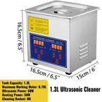 Amocart 1.3L Ultrasonic Cleaner Lave-Dishes Portable Washing Machine w/ Digital Timer Ultrasound Home Jewelry Clean Appliances