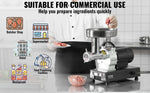 Amocart Meat Grinder Electric Meat Grinders Grinding Plate Stainless Steel Commercial for Kitchen Restaurant Butcher Store