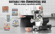 Charger l'image dans la visionneuse de galerie, Amocart Meat Grinder Electric Meat Grinders Grinding Plate Stainless Steel Commercial for Kitchen Restaurant Butcher Store
