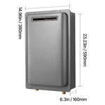 SucceBuy Gas Tankless Water Heater 5.3/ 8Gal Outdoor 191000 BTU Instant Hot Water Heater Smart Temperature Control Protections