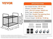 Charger l'image dans la visionneuse de galerie, SucceBuy Rolling Sports Ball Storage Cart Sport Equipment for Indoor Outdoor Steel Storage Rack for Garages Gym and Schools
