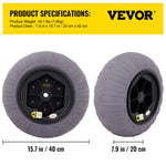 SucceBuy Beach Balloon Wheels 9/13/15.7" Replacement Sand Tires TPU Cart Tires for Kayak Dolly Canoe&Buggy w/ Free Air Pump 2Pcs