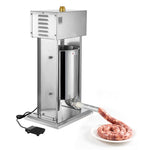 SucceBuy Electric Sausage Stuffer Stepless Speed Control Foot Pedal Stainless Steel Heavy Duty Sausage Filler w/4 Stuffing Tubes