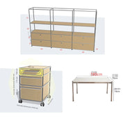 Charger l'image dans la visionneuse de galerie, Tv Stand Storage Cabinets Corner Cabinet Metal Storage Display Cabinet Living Room Cabinets Furniture
