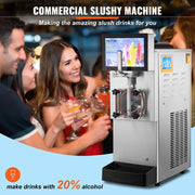 Charger l'image dans la visionneuse de galerie, Amocart 8L / 2.1 Gal Slushy Margarita Machine Single Bowl Smoothie Frozen Drink Beverage Dispenser Slushie Maker for Restaurant
