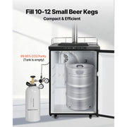 Load image into Gallery viewer, Amocart CO2 Tank 10 lbs New Aluminum Alloy Cylinder CO2 Air Tank with Light Spray Coating DOT Approved Cylinder for Draft Beer

