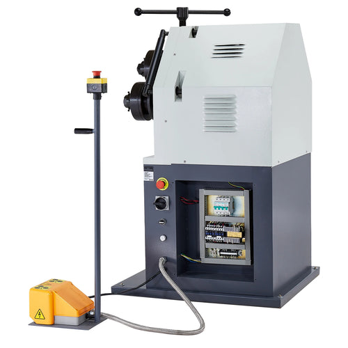 Amocart 2.2KW Electric Roll Bending Machine with 180° Maximum Bending Angle Support Horizontal/Vertical Operation (220V 60Hz)