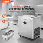 SucceBuy Commercial Popsicle Machine Ice Pops Making Machine Stainless Steel Commercial Ice Lolly Maker  Popsicle Machine