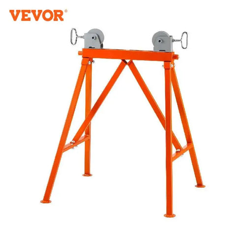 SucceBuy Pipe Stand with Roller Head Heavy Duty 2500LBS Load Capacity Suitable for 2-36 inches Pipe 45# Steel Roller for Welding