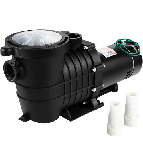 SucceBuy Swimming Pool Pump 110V/220V 5544GPH Powerful Self-priming for In/Above Ground Pool Water Circulation Strainer Basket