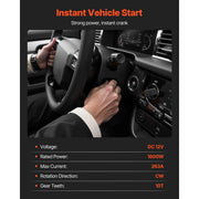 Charger l'image dans la visionneuse de galerie, Amocart Starter 17841 Motor Replacement Compatible with Pontiac Vibe L4 1.8L 2003-2008 Toyota Corolla/Matrix L4 1.8L 2003-2008
