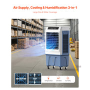 Charger l'image dans la visionneuse de galerie, Amocart Evaporative Air Cooler 3100CFM with 9Gal Water Tank Swamp Cooler with Remote Control 12H Timer 4 Ice Boxes 3 Wind Speed
