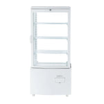 SucceBuy Refrigerated Display Case 3/7.1/9.8/17.6 Cu.Ft with LED Lighting TURBO Cooling Frost-Free Air-Cooling for Bakery Shop