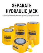 Ultra-Thin Portable Hydraulic Jack Split Booster Hydrocylinder Manual Vertical Lifting Jack 5T/10T/20T/30T Stroke 7mm 11mm 13mm