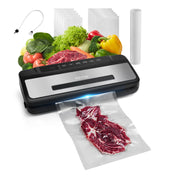 Bild in Galerie-Viewer laden, Amocart 80Kpa 120W Electric Vacuum Sealer Machine 7-in-1 Wet Food Sealer with Free 10pcs Vacuum Bags for Kitchen Food Storage
