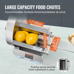 Amocart Manual Vegetable Fruit Slicer 0-0.5"/0-12mm Thickness Adjustable Commercial Slicer Machine Food Cutter Slicing Machine
