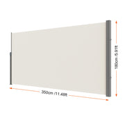Bild in Galerie-Viewer laden, Amocart Retractable Side Awning Outdoor Privacy Polyester Water-proof Retractable Patio Screen UV 30+ Room Divider Wind Screen
