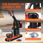 Bild in Galerie-Viewer laden, Amocart Button Maker 25/32/58 Pin Maker with Button Parts Ergonomic Arc Handle Punch Press Kit Button Maker Machine
