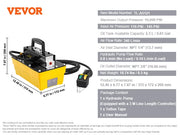 Bild in Galerie-Viewer laden, Amocart 10,000PSI Air Hydraulic Pump 0.61Gal Reservoir &amp; Remote Control Actuator for Automobile Frame Machine &amp; Hydraulic Press
