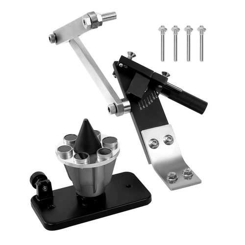 SucceBuy Lawn Mower Blade Sharpener Balancer 15° - 45° Adjustable Lawnmower Blade Sharpening Tool Compatible with Angle Grinders