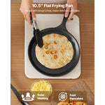 Amocart 8 10 Inch Tortilla Press Cast Iron Tortilla and Roti Maker Heavy Duty Tortilladora Press Pataconera Makers w/Handle