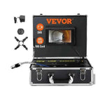 Amocart Sewer Camera 7" Screen Pipeline Inspection Camera w/ DVR Function Waterproof Camera w/12 Adjustable LEDs 16 GB SD Card