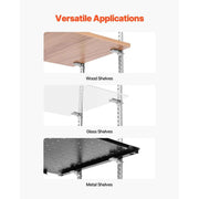 Load image into Gallery viewer, Amocart 40PCS Shelf Clips Adjustable Steel Pilaster Shelf Clips Compatible with Wardrobes Cabinets for Metal Wood Glass Shelves
