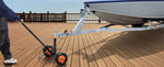 SucceBuy 600lbs Tongue Trailer Dolly with 16.5in-22in Adjustable Height & 1-7/8 in Hitch Ball Steel Boat Mover Moving Car Rvs