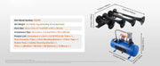 Bild in Galerie-Viewer laden, Amocart Train Horns Kit 4 Trumpet Air Horn Kit 150dB Train Horns 12V Air Compressor with 3/6/10L Tank, for Pickup Trucks Train
