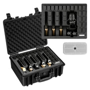 Charger l'image dans la visionneuse de galerie, Amocart Hard Pistol Case Hard Gun Case with XPE Foam Lining Waterproof Pistol Box with Customizable Interior for Gun Lenses
