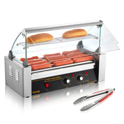 Bild in Galerie-Viewer laden, Amocart  5/7/11 Commercial Hot Dog Roller Electric Sausage Maker Barbecue Grill Machine for Camping Party Home Appliance 110V
